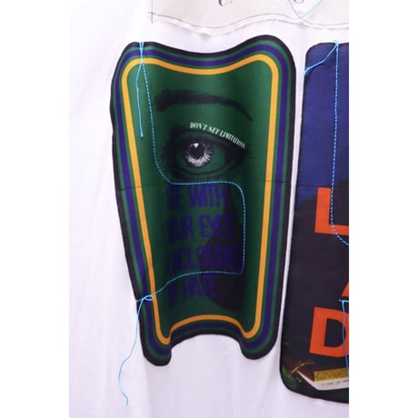 patch &silk screen T-shirt 22-06-03(D)