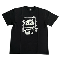 ドクロとはみ出しものたち TEE / BLACK
