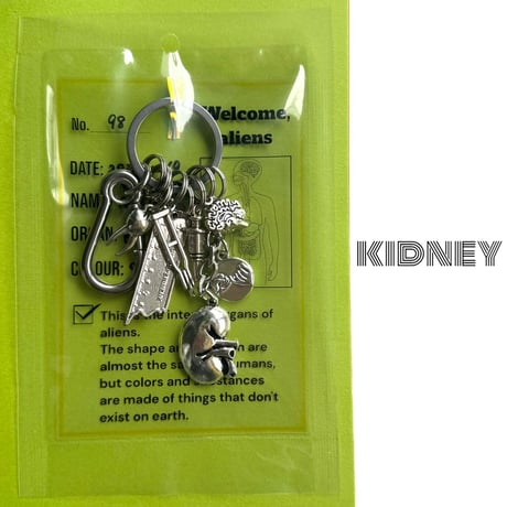 Jangly Organ Keychain/metallic