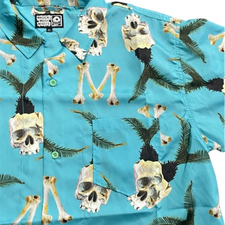 MxMxM SOTETSU SKULL SHIRT / BLUE
