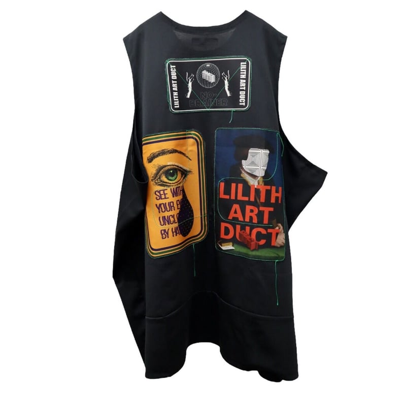no sleeve big patch tops 22-06-01(C) | dolor