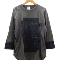 【UNTITLED】PATCHWORK 3/4 S BASEBALL T-SHIRT