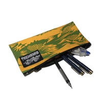 Pen case / plant (yellow×green)