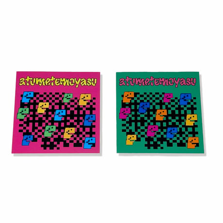 atumetemoyasu : LOGO(桃)