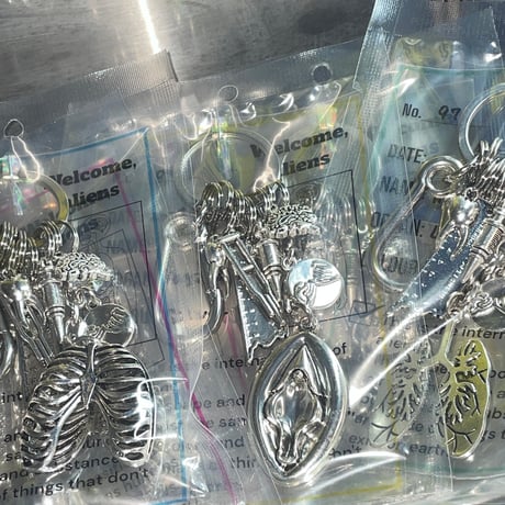 Jangly Organ Keychain/metallic