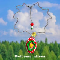 Sweet strawberry vagina necklace