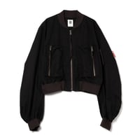 ORT ZIP FLIGHT JACKET / black
