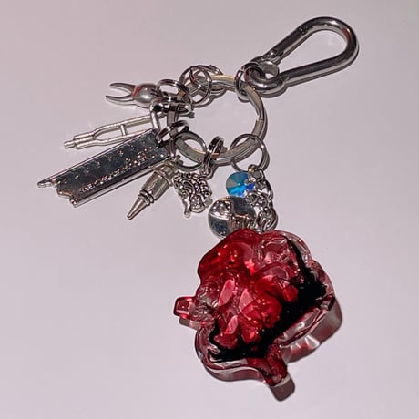 Jangly Organ Keychain/腸(intestines)　colour