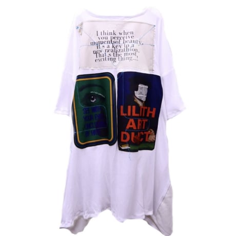 patch &silk screen T-shirt 22-06-03(D)