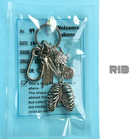 Jangly Organ Keychain/metallic