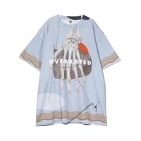 "ONE BY ONE" FULL PRINT TEE / gray