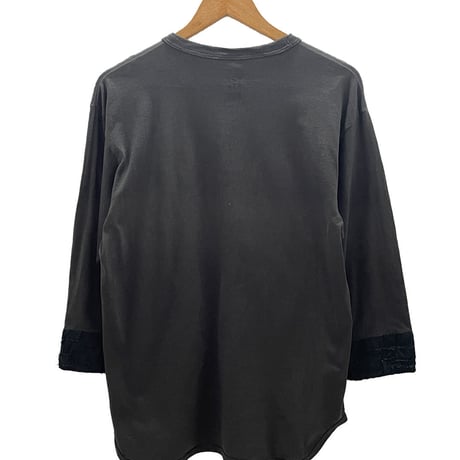 【CRUST CIRCLE】PATCHWORK 3/4 S BASEBALL T-SHIRT
