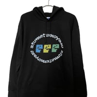 atumetemoyasu logo hoodie / type2
