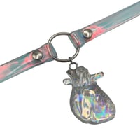 Heart clear Choker