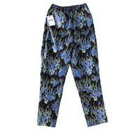 silk print Long Pants