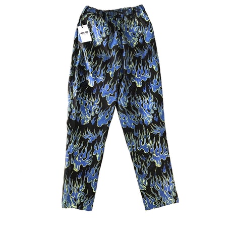 silk print Long Pants