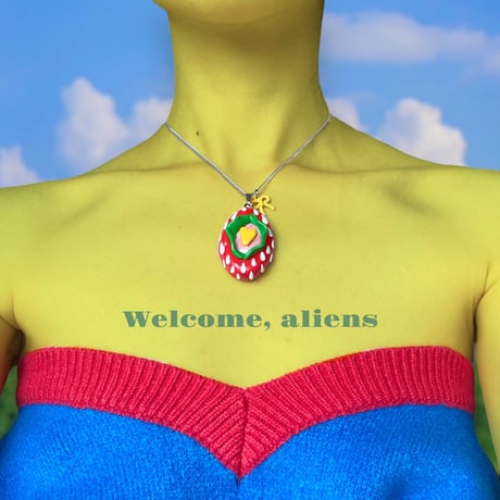 Sweet strawberry vagina necklace