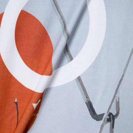 "ONE BY ONE" FULL PRINT TEE / gray