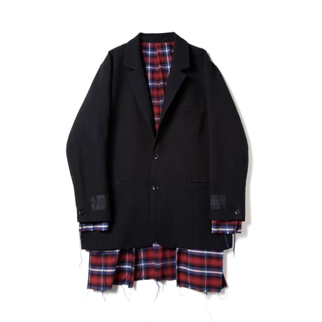 INSIDE OUT JACKET / black
