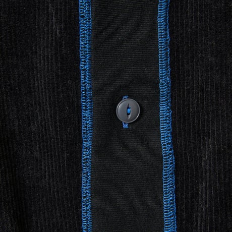 GRID SWITCH CARDIGAN / black