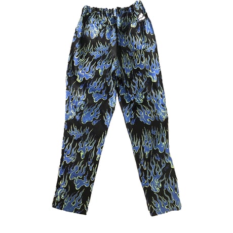 silk print Long Pants