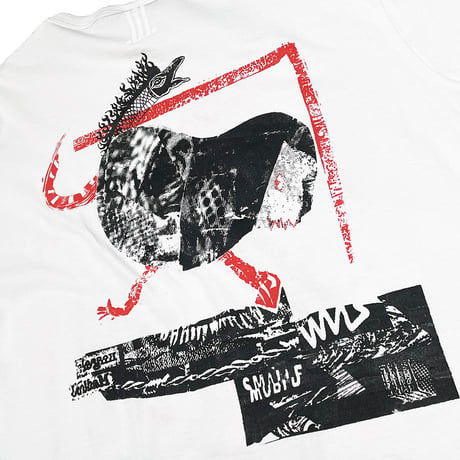 【PRIMITIVE MENTAL LANDSCAPE】MULTI PRINT 3/4 S BASEBALL T-SHIRT