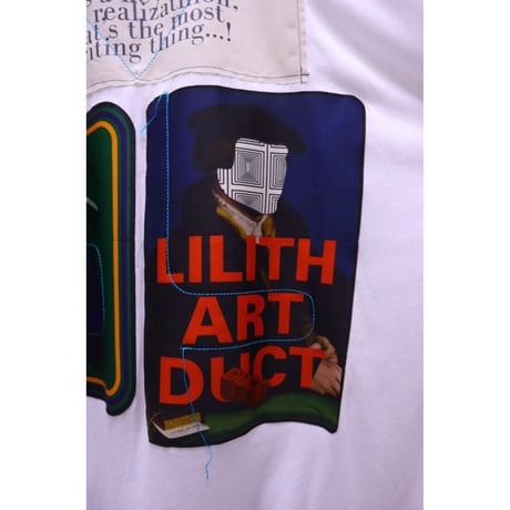 patch &silk screen T-shirt 22-06-03(D)