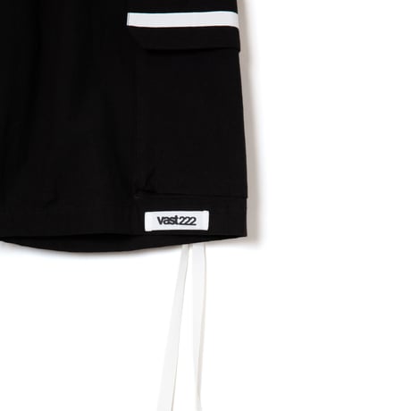 CARGO SHORT PANTS / black