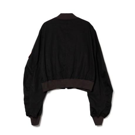 ORT ZIP FLIGHT JACKET / black