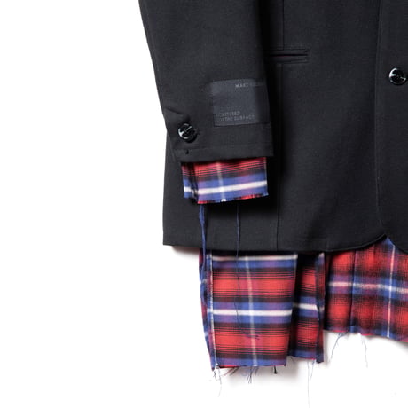 INSIDE OUT JACKET / black