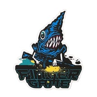 Finger game Sticker(青)