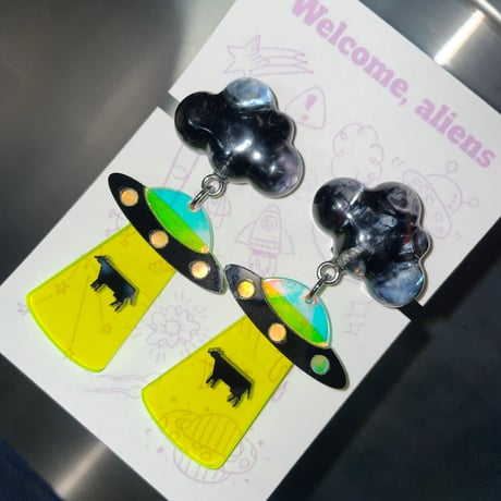 "I want to believe" Earrings