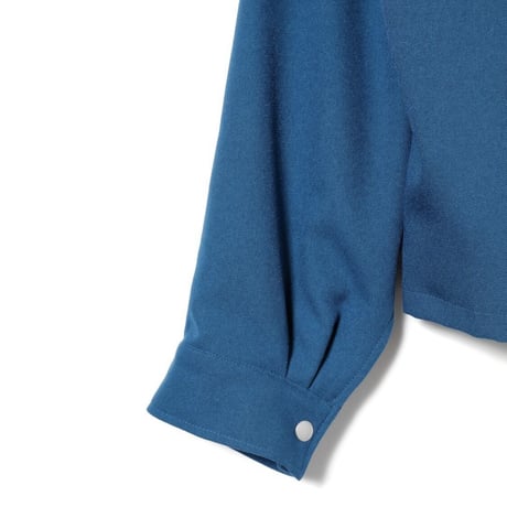 LINE ZIP JACKET / blue