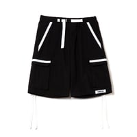 CARGO SHORT PANTS / black