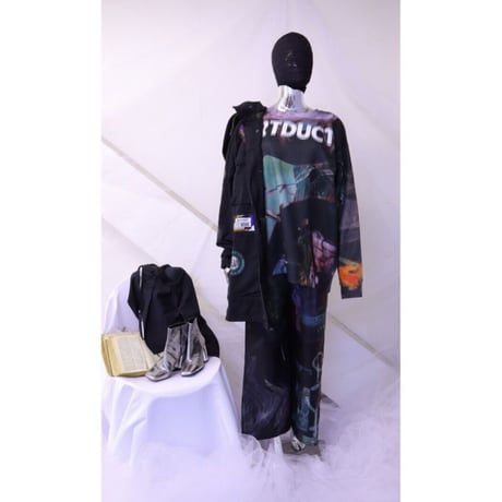 silk screen pants(A)22-09-03