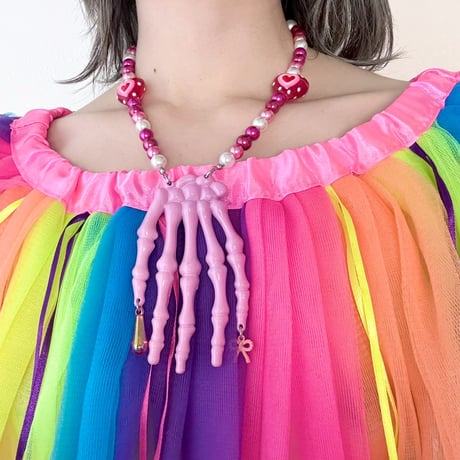 Lovely Skelton’s hand necklace