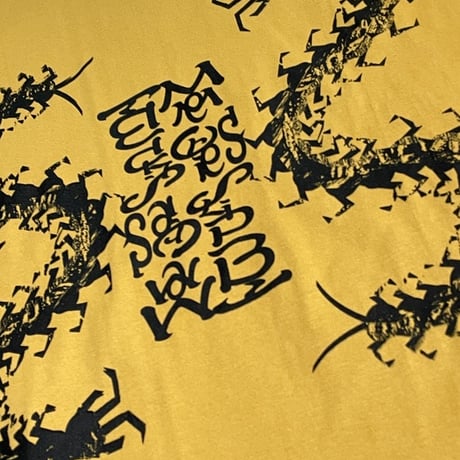 “dib” SILK SCREEN PRINT T-SHIRTS 百足陽炎 -Memories Slip By-