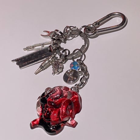Jangly Organ Keychain/腸(intestines)　colour