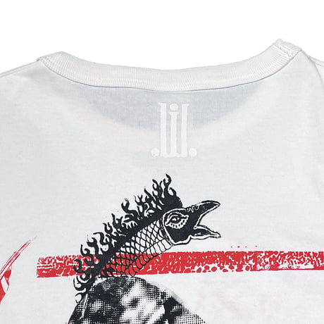 【PRIMITIVE MENTAL LANDSCAPE】MULTI PRINT 3/4 S BASEBALL T-SHIRT