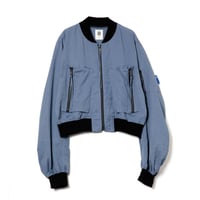 ORT ZIP FLIGHT JACKET / blue