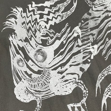 “dib” SILK SCREEN PRINT T-SHIRTS BIRD & DEVIL