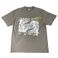 “dib” SILK SCREEN PRINT T-SHIRTS BIRD & DEVIL