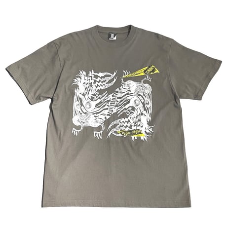“dib” SILK SCREEN PRINT T-SHIRTS BIRD & DEVIL