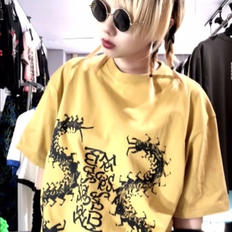 “dib” SILK SCREEN PRINT T-SHIRTS 百足陽炎 -Memories Slip By-