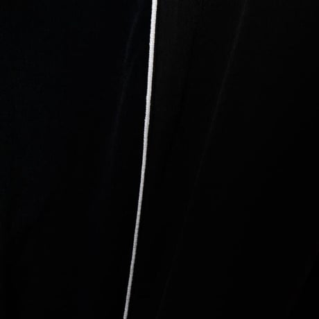 PANEL FRONT SLIT PANTS / charcoal