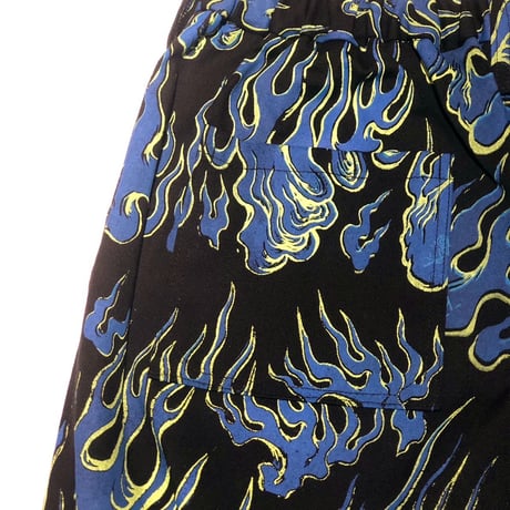silk print Long Pants