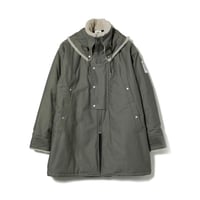BOA STAND COLLAR COAT / green