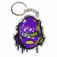 BUKKAKE Key ring / Purple