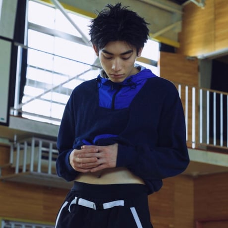 PARTS MIX PARKA / navy