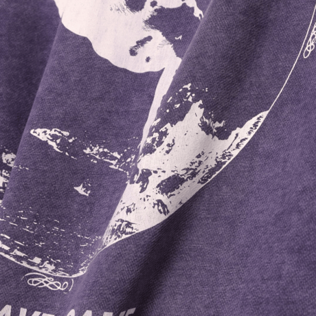 "TP" WASHED HOODIE / purple